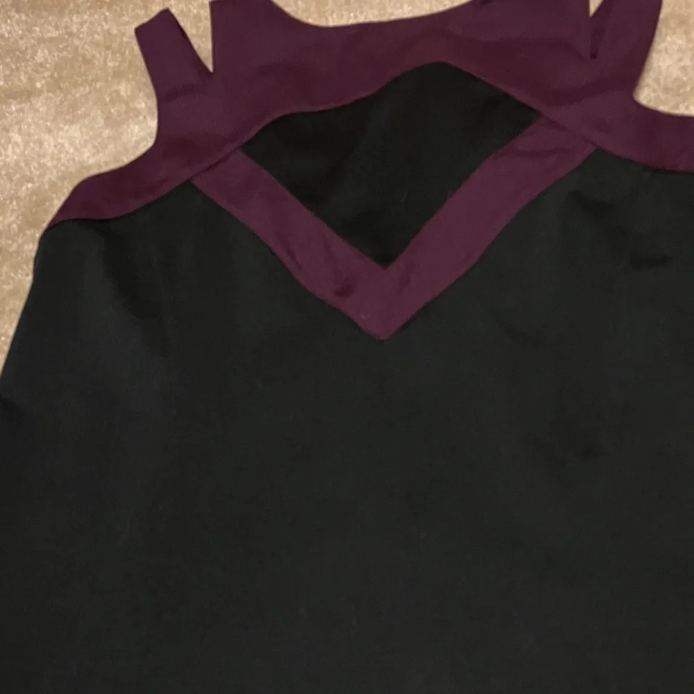 Jockey Black and Purple Colorblock Tank Top - Picture 7 of 11
